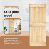 Door NARVIK Natural 80 x 210 cm Solid Pine Wood