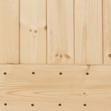 Door NARVIK 85x210 cm Solid Wood Pine - Low Angle