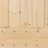 Door NARVIK 100x210 cm Solid Wood Pine - Low Angle