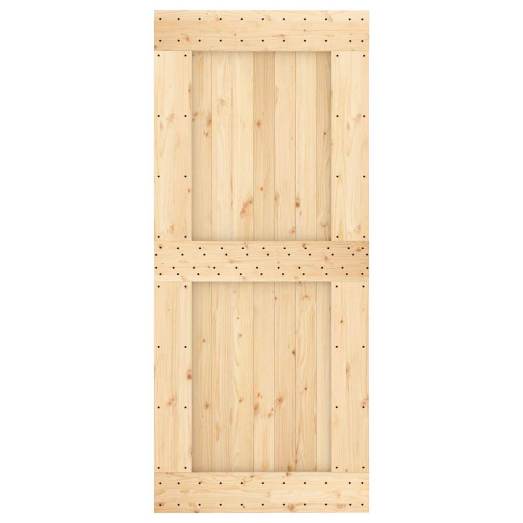 Door NARVIK 90x210 cm Solid Wood Pine
