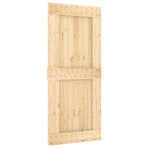 Plain Door NARVIK 90 x 210 cm Solid Pine Wood (Untreated)