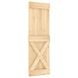 Door NARVIK 70x210 cm Solid Wood Pine - Front View