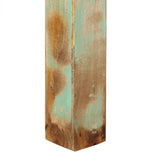 Bench 160x35x46 cm Solid Reclaimed Wood - Rear View
