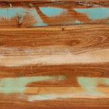 Bench 160x35x46 cm Solid Reclaimed Wood - Close-Up Angle