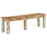 Bench 160x35x46 cm Solid Reclaimed Wood - Extra Image