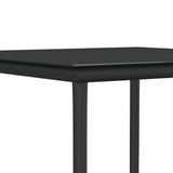 5 Piece Garden Dining Set with Cushions Poly Rattan and Steel - Low Angle
