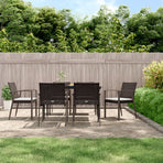 Garden Chairs with Cushions 6 pcs Brown 56.5x57x83 cm