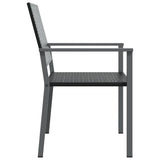 Garden Chairs 4 pcs Black 54x62.5x89 cm Poly Rattan - 45-Degree Angle