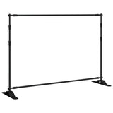 Backdrop Stands 2 pcs Black 305x243 cm Steel - Side View