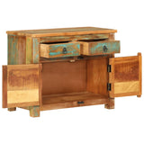 Sideboard 68x35x55 cm Solid Wood Reclaimed - 45-Degree Angle