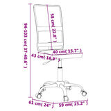 Office Chair Black Mesh Fabric - Extra Image