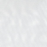 Office Chair Height Adjustable White Mesh Fabric and Faux Leather - Low Angle