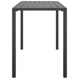 Garden Dining Table Anthracite 110x54x70 cm Steel