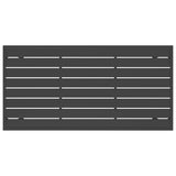 Garden Dining Table Anthracite 110x54x70 cm Steel - 45-Degree Angle