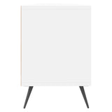 TV Cabinet White 150x30x44.5 cm Engineered Wood - Close-Up Angle