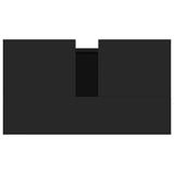 Bathroom Cabinet Black 58x33x60 cm Engineered Wood