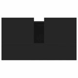 Bathroom Cabinet Black 58x33x60 cm Engineered Wood