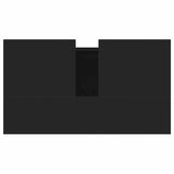 Bathroom Cabinet Black 58x33x60 cm Engineered Wood - Low Angle