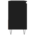 Bathroom Cabinet Black 65x33x60 cm Engineered Wood