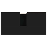Bathroom Cabinet Black 65x33x60 cm Engineered Wood