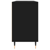 Bathroom Cabinet Black 80x33x60 cm Engineered Wood - Close-Up Angle