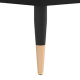 Record Cabinet Black 85x38x48 cm Engineered Wood - Close-Up Angle