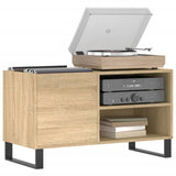 Record Cabinet Sonoma Oak 85x38x48 cm Engineered Wood - Side View