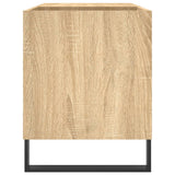 Record Cabinet Sonoma Oak 85x38x48 cm Engineered Wood - 45-Degree Angle