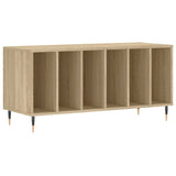 Record Cabinet Sonoma Oak 100x38x48 cm Engineered Wood - Front View