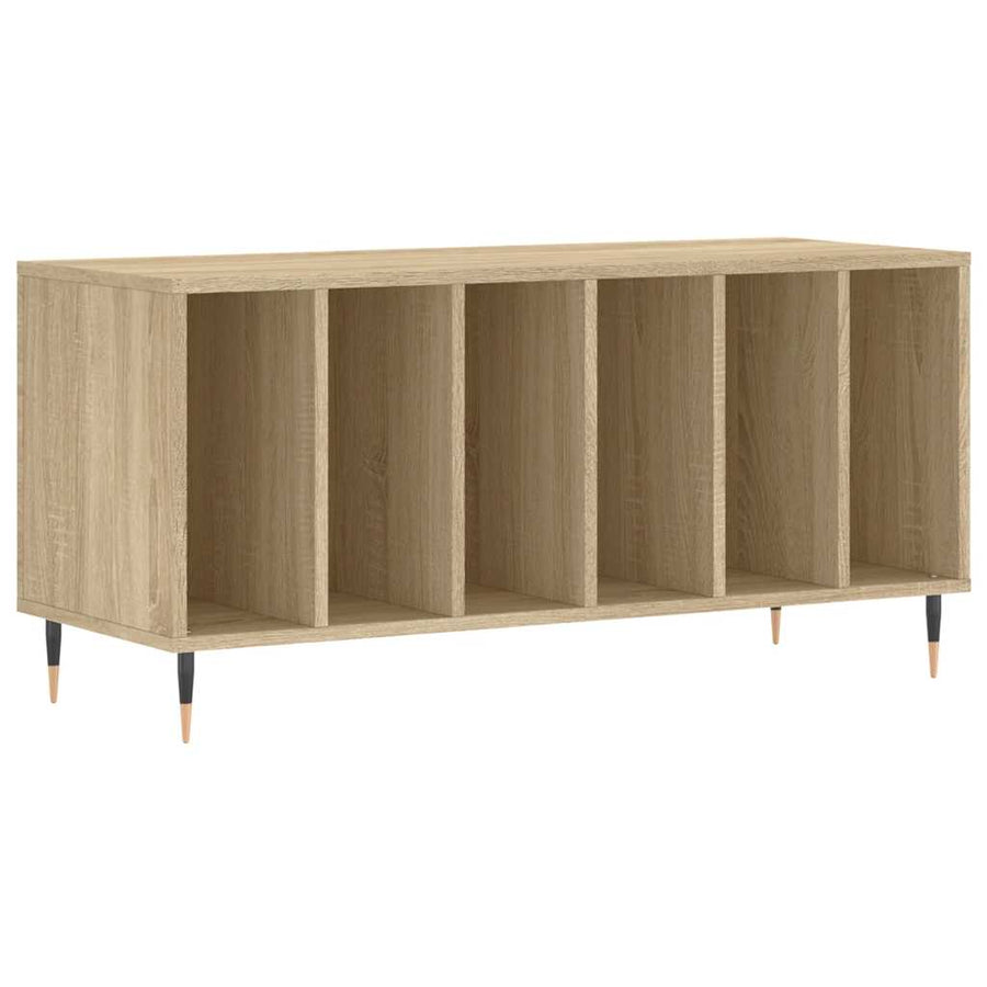 Record Cabinet Sonoma Oak 100x38x48 cm Engineered Wood