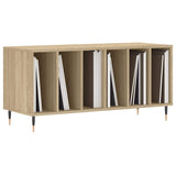 Record Cabinet Sonoma Oak 100x38x48 cm Engineered Wood - Side View