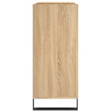 Record Cabinet Sonoma Oak 84.5x38x89 cm Engineered Wood - 45-Degree Angle
