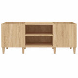 Record Cabinet Sonoma Oak 121x38x48 cm Engineered Wood