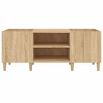 Record Cabinet Sonoma Oak 121x38x48 cm Engineered Wood