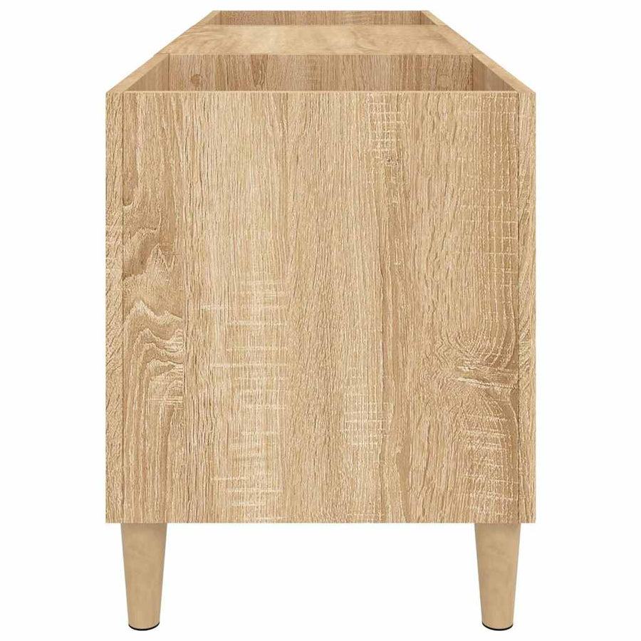 Record Cabinet Sonoma Oak 121x38x48 cm Engineered Wood