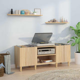 Record Cabinet Sonoma Oak 121x38x48 cm Engineered Wood
