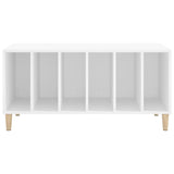 Record Cabinet White 100x38x48 cm Engineered Wood - 45-Degree Angle