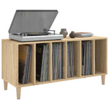 Record Cabinet Sonoma Oak 100x38x48 cm Engineered Wood - Top-Down View
