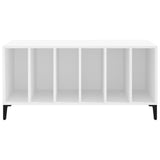 Record Cabinet White 100x38x48 cm Engineered Wood