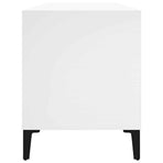 Record Cabinet White 100x38x48 cm Engineered Wood