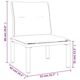 4 Piece Garden Lounge Set Black and Grey Poly Rattan - Extra Image