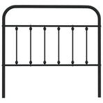 Metal Replace Headboard Black 107 cm
