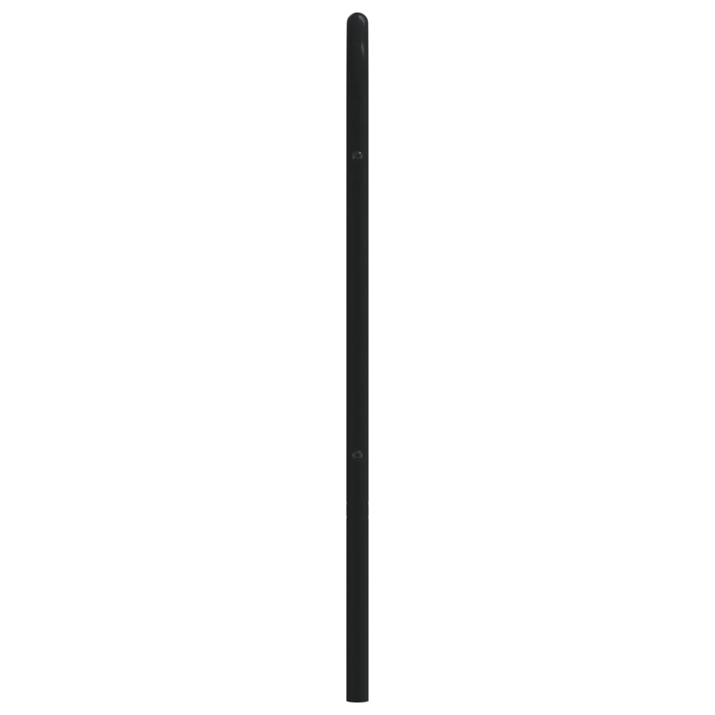 Metal Replace Headboard Black 107 cm