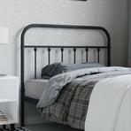 Metal Replace Headboard Black 107 cm
