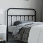 Metal Replace Headboard Black 107 cm
