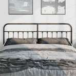 Metal Replace Headboard Black 180 cm