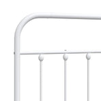 Metal Replace Headboard White 90 cm