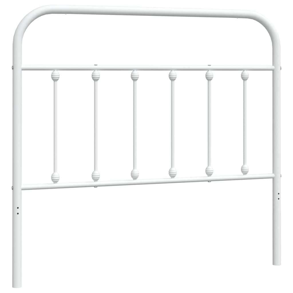 Metal Replace Headboard White 107 cm