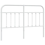 Metal Replace Headboard White 135 cm