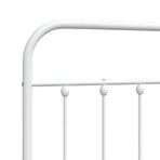 Metal Replace Headboard White 150 cm